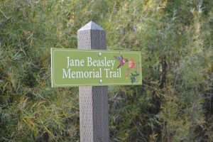 A lovely dedication, jane beasley memorial trail