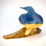  Cathy Weber art! Reclaimed wood stands sold separately, so you can choose your favorite combination. Ceramic bird, just $55; wooden stand $18.